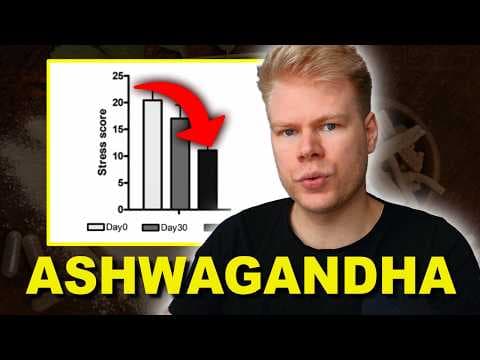 Study Finds EXACT ASHWANGAHNDA DOSE To Lower Cortisol & Boost Serotonin thumbnail