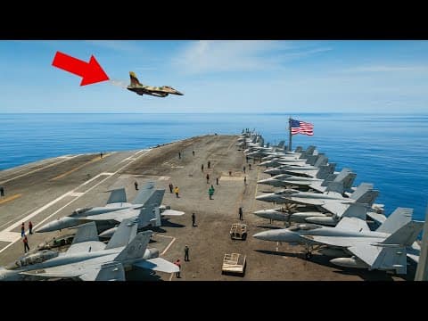 Venezuela F-16 DIVES TOWARD US Aircraft Carrier — Then THIS Happened… thumbnail