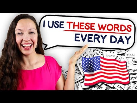I use these words EVERY DAY: Advanced English Vocabulary Lesson thumbnail
