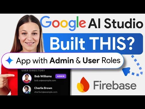 Google AI Studio Now Builds Roles & Permissions? 🤯 (Firebase | Firestore Setup) thumbnail