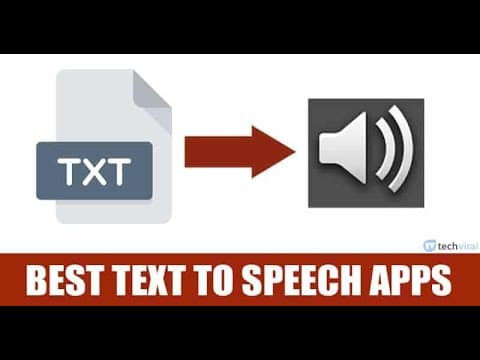 "How to Use FREE Text to Speech Apps on Android  | best ai text to speech apps android iPhone. thumbnail