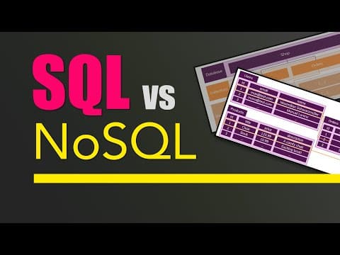 SQL vs NoSQL or MySQL vs MongoDB thumbnail