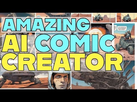 This FREE AI Comic Book Creator is Incredible! thumbnail