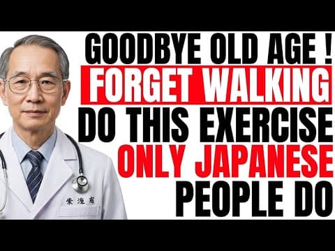 Forget Walking! These 2 Japanese Home Exercises Builds Muscles And Kills Sarcopenia. thumbnail