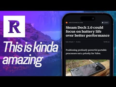 Readwise Reader kinda blew me away thumbnail