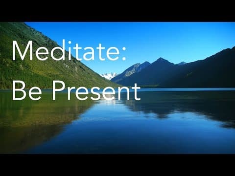 Daily Calm | 10 Minute Mindfulness Meditation | Be Present thumbnail