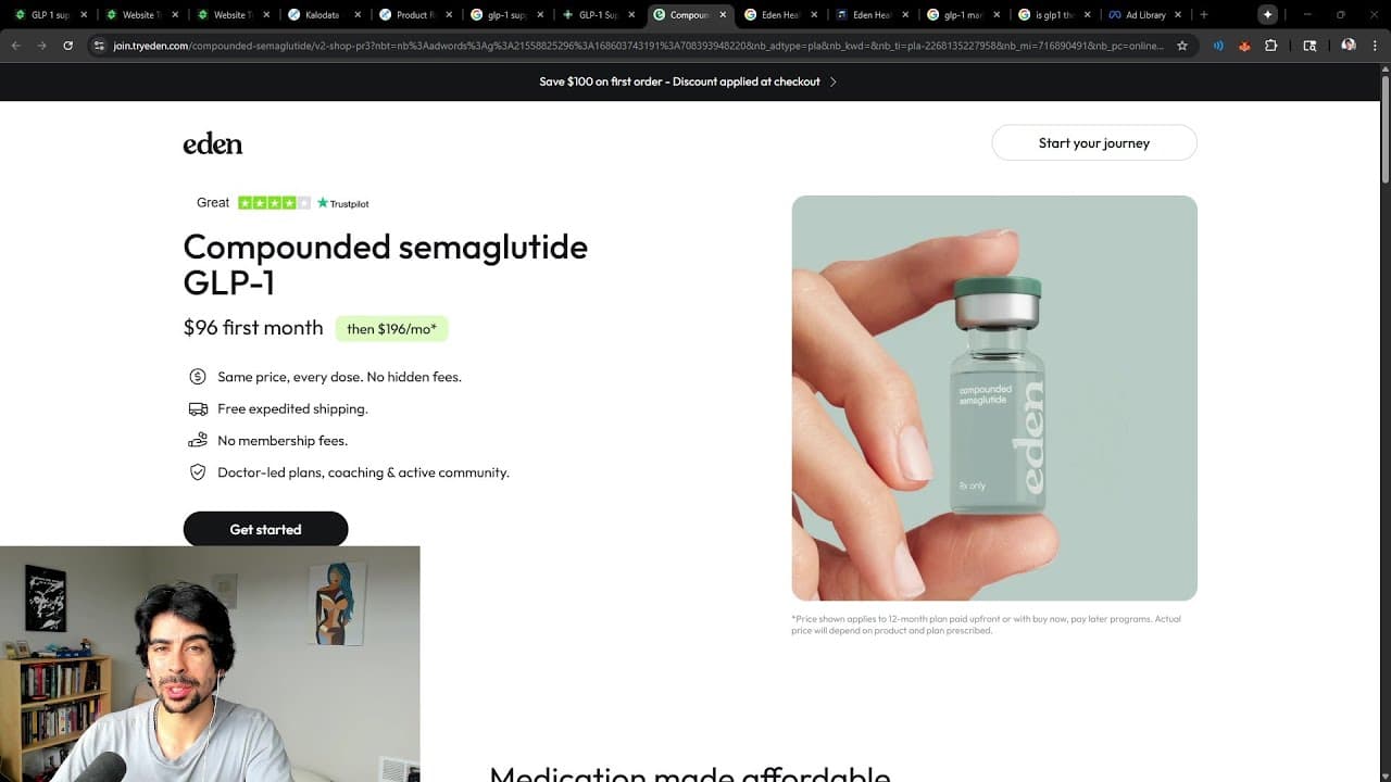 YouTube video player