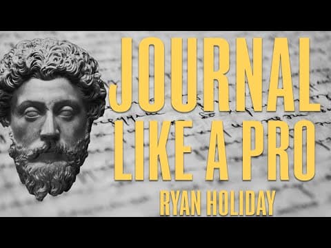 How Journaling Like Marcus Aurelius Transforms You thumbnail