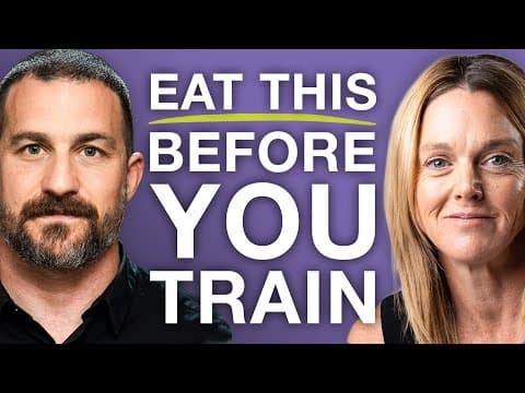 Dr. Stacy Sims Explains What to Eat Before & After Training: Pre/Post Workout Meals for Women & Men thumbnail
