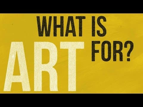 What is art for? Alain de Botton's animated guide | Art and design thumbnail