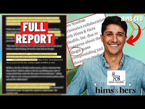 HIMS CEO RESPONDS To Novo "Illegal" Allegations (Lawsuit SOON?) thumbnail