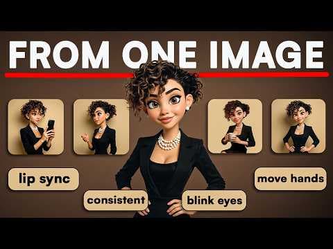 How to Create Consistent AI Avatar From One Image thumbnail