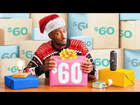 Tech Under $60 Holiday Gift Guide | MKBHD Team Secret Santa thumbnail