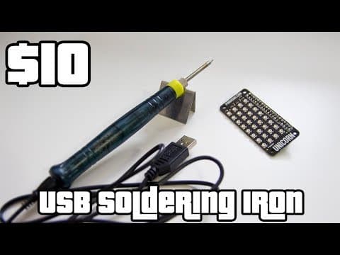 Is a $10 USB Soldering Iron Worth It for Beginners? thumbnail