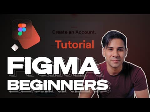 Figma Tutorial for Beginners: Learn Figma in 1 Hour - UI Design 2022 thumbnail
