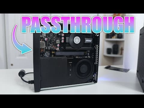 How to Pass Through a GPU to a Proxmox VM thumbnail