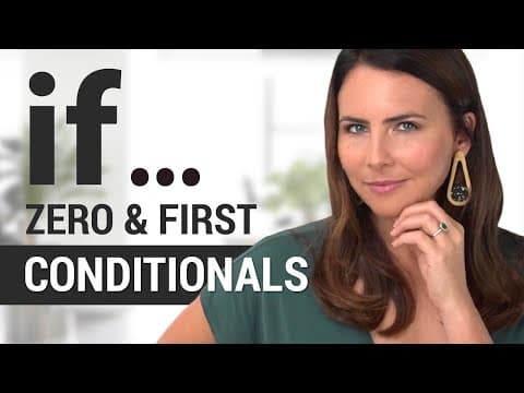 When To Use ZERO + FIRST Conditional Sentences | Accurate English Grammar thumbnail