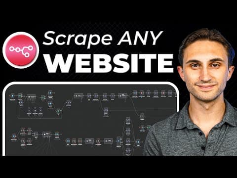 n8n Tutorial: Scrape ANY Website with n8n! (Beginner to Pro) thumbnail
