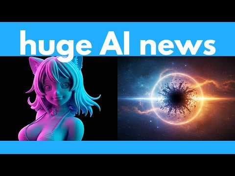 New AI beats NanoBanana, video to 3D, dish-washing robots, AI Minecraft, new open source models thumbnail