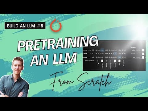Build an LLM from Scratch 5: Pretraining on Unlabeled Data thumbnail