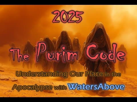 2025 The Purim Code: Understanding Our Place in the Apocalypse with WatersAbove thumbnail