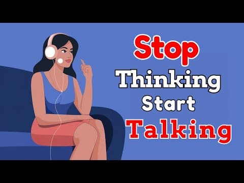 Stop Thinking Start Talking | Learn English with Podcast Conversation | English Podcast thumbnail