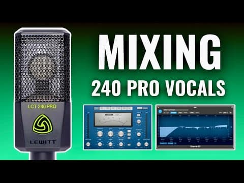 How To MIX ANY VOCAL Recorded On A LEWITT LCT 240 PRO Microphone! thumbnail