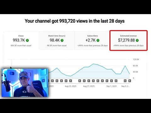 $7,279 In 25 Days With 1 NEW Faceless YouTube Channel… thumbnail