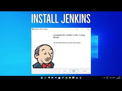 How To Install Jenkins on Windows 11 thumbnail