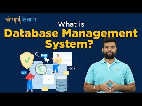 Introduction To DBMS | What Is DBMS? | Database Management System Explained | Simplilearn thumbnail