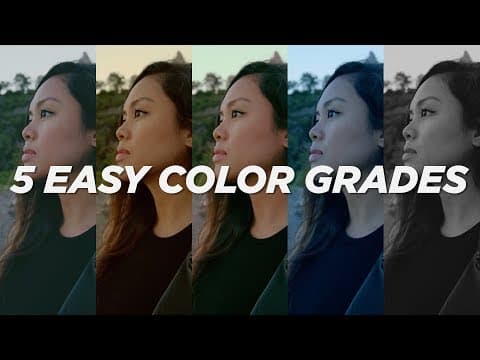 5 EASY COLOR GRADES Without PRESETS thumbnail