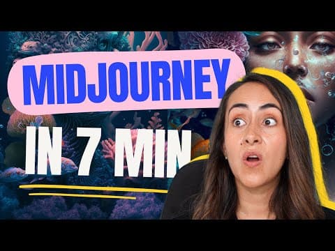 How to create AI ART Masterpieces with Midjourney | EASY Tutorial thumbnail