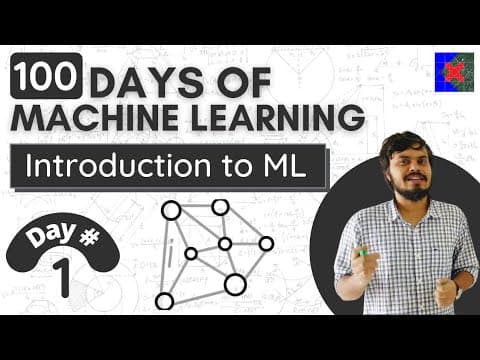 What is Machine Learning? | 100 Days of Machine Learning thumbnail