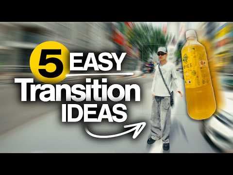 5 Creative Video Transitions You NEED To Know thumbnail