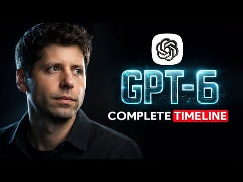 GPT-6 Explained: Timeline, Features & How Close We Are to AGI thumbnail