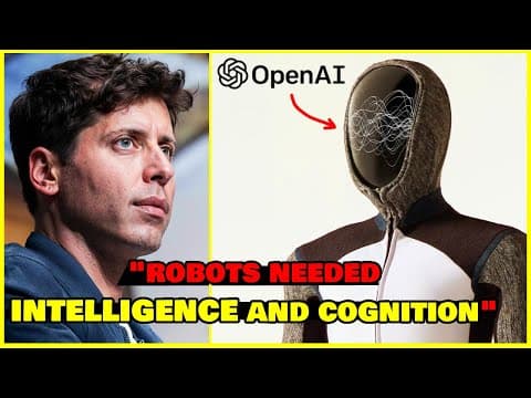 1X, robotic startup backed by OpenAI, receives $100M in funding | Sam Altman and Bill Gates discuss. thumbnail