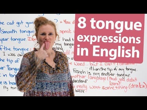 Learn 8 Expressions in English with ‘Tongue’ thumbnail