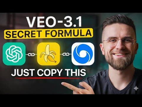 The Secret to Photorealistic AI Videos of Yourself (NanoBanana + VEO 3 + GPT-5) thumbnail