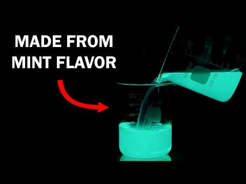 Turning mint flavor into a glowing liquid thumbnail
