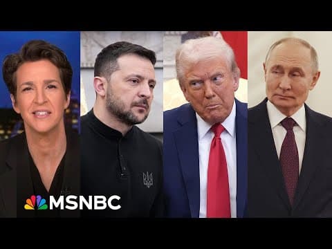 'Who's that good for?': Maddow connects the dots on Donald Trump's behavior toward Russia thumbnail