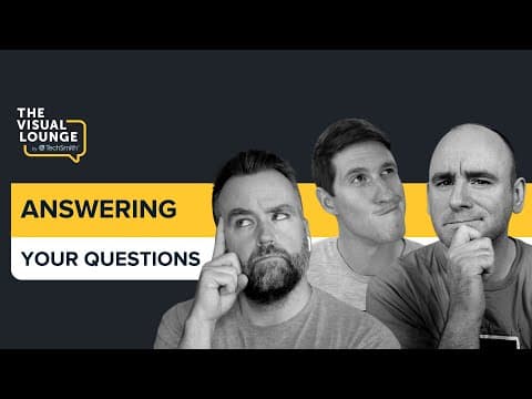 Video Q&A: Answering Your Top Video Questions thumbnail