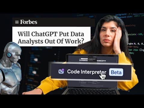 ChatGPT Code Interpreter will END Data Analysts? thumbnail