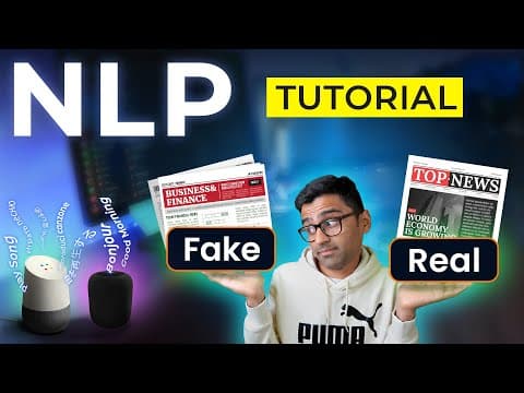 News classification using Gensim word vectors: NLP Tutorial For Beginners - S2 E11 thumbnail