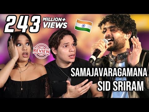 Why this may be the best Indian Movie track we've heard in a while| Sid Siriam |Waleska & Efra react thumbnail