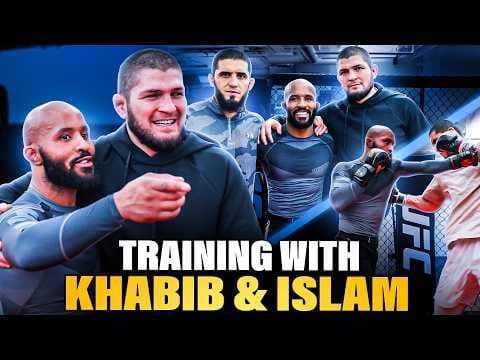 Demetrious Johnson Trains w/ KHABIB & ISLAM MAKHACHEV! | EXCLUSIVE FOOTAGE! thumbnail