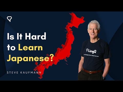 Is It Hard to Learn Japanese? thumbnail