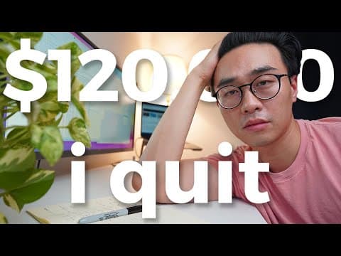 I QUIT My $120,000 Job After Learning 3 Things thumbnail