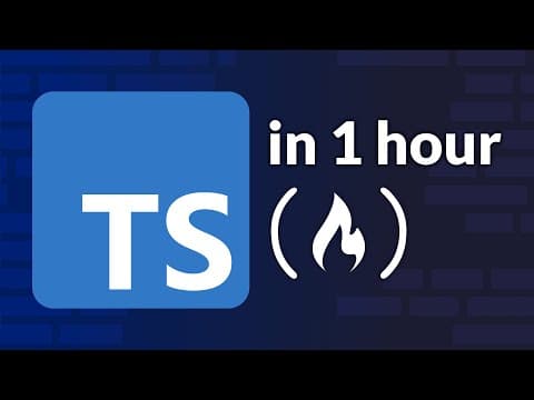Learn TypeScript – Crash Course for Beginners thumbnail