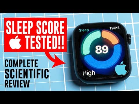 NEW Apple Sleep Score - Scientific Test! Versus Oura and WHOOP! thumbnail