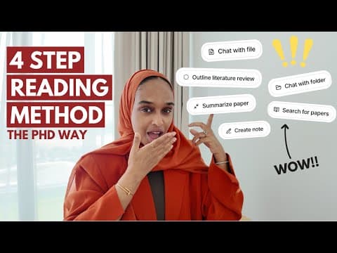 How to Read and Take Notes Like a PhD Using AI - Easy, Fast & Efficient thumbnail